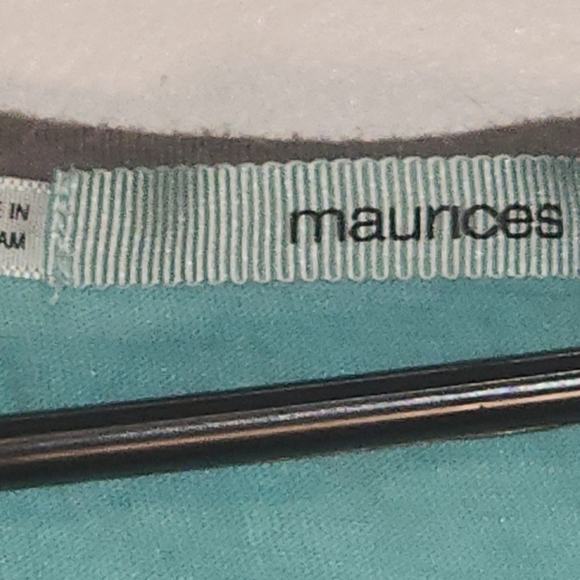 Maurices Blue Cap Sleeve Relaxed Tee - Picture 2 of 2